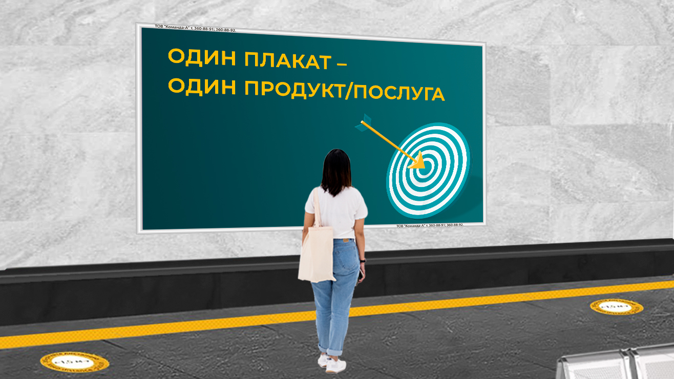 Як ефективно розміщувати рекламні плакати в метрополітені? Читайте поради менеджера КОМАНДА-А